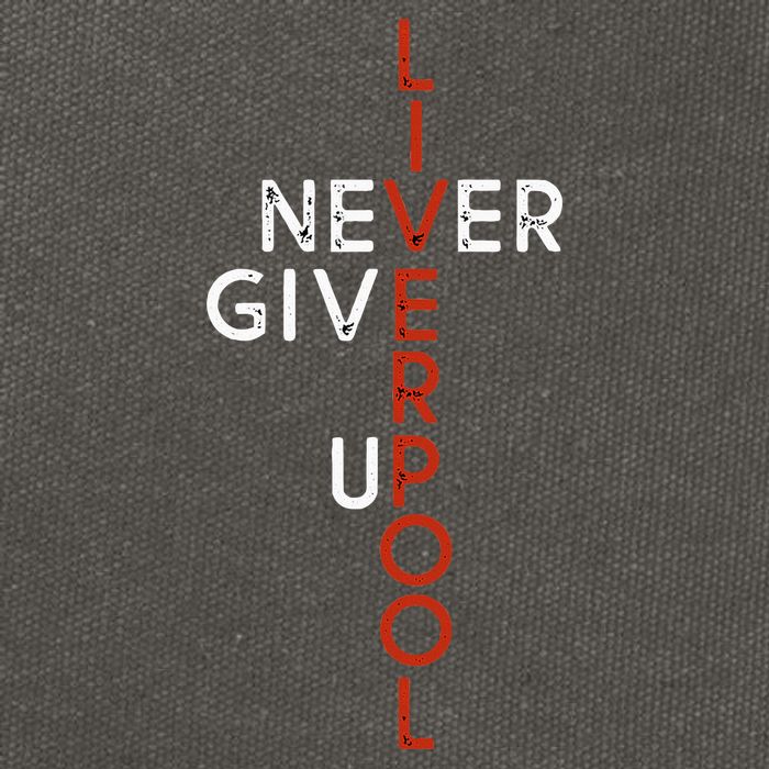 Liverpool Never Give Up Scouser Cotton Canvas Backpack