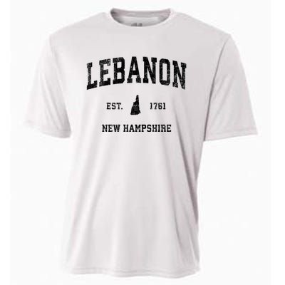 Lebanon New Hampshire Nh Vintage Established Athletic Sports Design Cooling Performance Crew T-Shirt