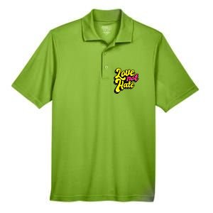 Love Not Hate Gift Men's Origin Performance Pique Polo