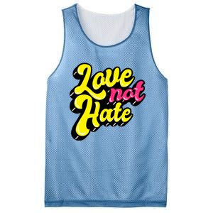 Love Not Hate Gift Mesh Reversible Basketball Jersey Tank