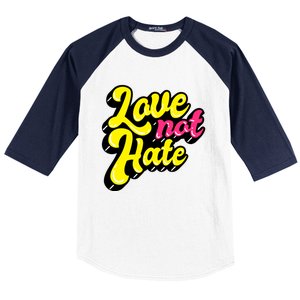 Love Not Hate Gift Baseball Sleeve Shirt