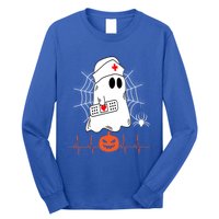 Love Nurse Halloween Pumpkin Fall Nurses Costume Great Gift Long Sleeve Shirt