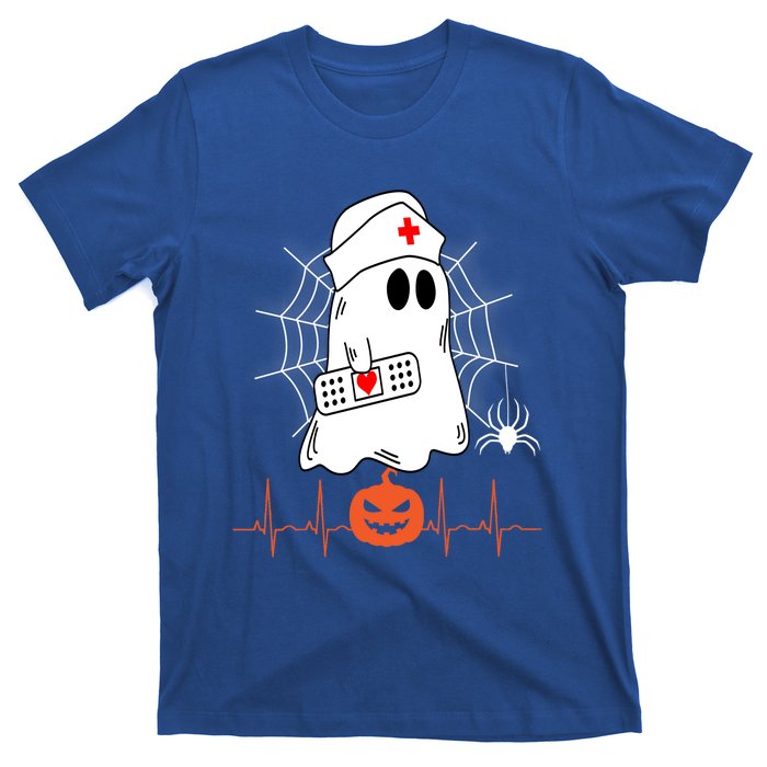 Love Nurse Halloween Pumpkin Fall Nurses Costume Great Gift T-Shirt