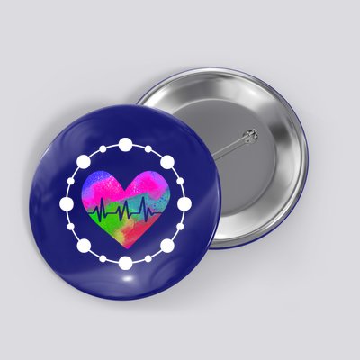 Lovable Nurse Heart Meaningful Gift Button
