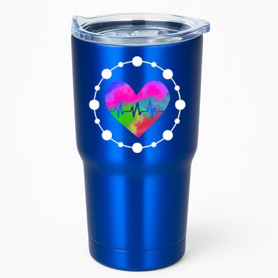 Lovable Nurse Heart Meaningful Gift Tumbler
