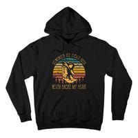 Long Neck Ice Cold Beer Never Broke My Heart Cowboy Boot Hat Tall Hoodie