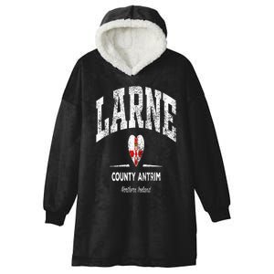 Larne Northern Ireland Hooded Wearable Blanket