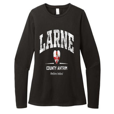 Larne Northern Ireland Womens CVC Long Sleeve Shirt