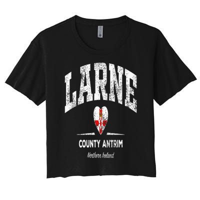 Larne Northern Ireland Women's Crop Top Tee