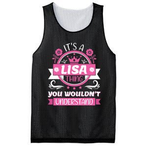 Lisa Name Its A Lisa Thing You Wouldnt Understand Mesh Reversible Basketball Jersey Tank