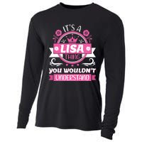 Lisa Name Its A Lisa Thing You Wouldnt Understand Cooling Performance Long Sleeve Crew