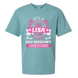 Lisa Name It's a Lisa Thing You Wouldn't Understand Sueded Cloud Jersey T-Shirt