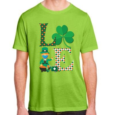 Lucky Nurse Irish St Day Patricks For Medical Healthcare Rn Gift Adult ChromaSoft Performance T-Shirt