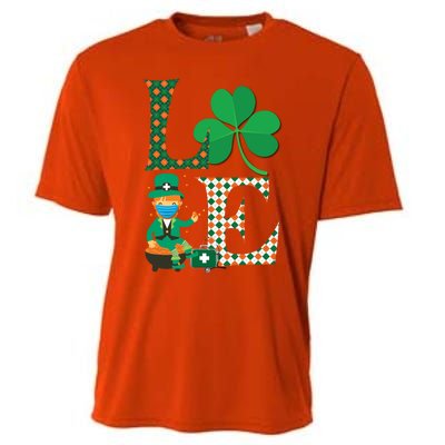 Lucky Nurse Irish St Day Patricks For Medical Healthcare Rn Gift Cooling Performance Crew T-Shirt