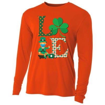 Lucky Nurse Irish St Day Patricks For Medical Healthcare Rn Gift Cooling Performance Long Sleeve Crew