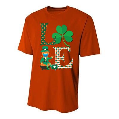 Lucky Nurse Irish St Day Patricks For Medical Healthcare Rn Gift Performance Sprint T-Shirt