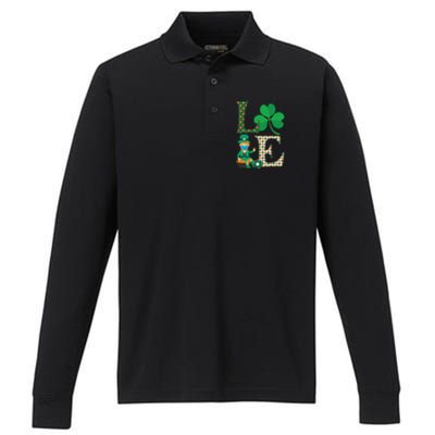 Lucky Nurse Irish St Day Patricks For Medical Healthcare Rn Gift Performance Long Sleeve Polo