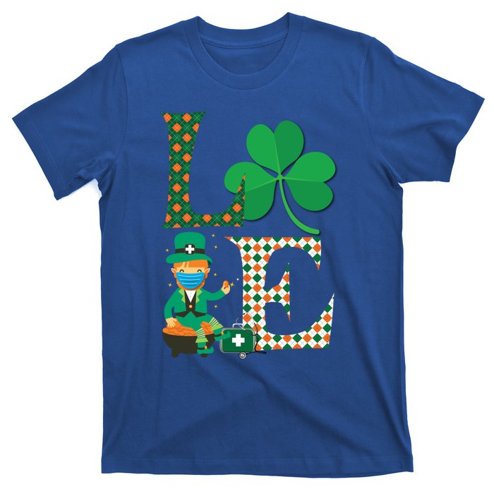 Lucky Nurse Irish St Day Patricks For Medical Healthcare Rn Gift T-Shirt