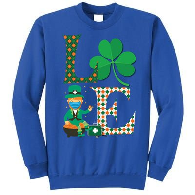 Lucky Nurse Irish St Day Patricks For Medical Healthcare Rn Gift Tall Sweatshirt