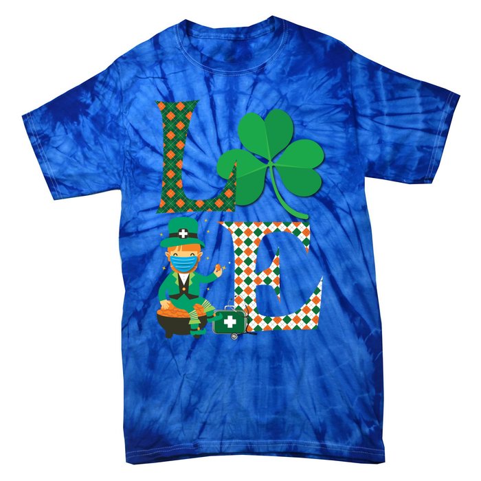 Lucky Nurse Irish St Day Patricks For Medical Healthcare Rn Gift Tie-Dye T-Shirt