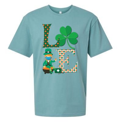 Lucky Nurse Irish St Day Patricks For Medical Healthcare Rn Gift Sueded Cloud Jersey T-Shirt