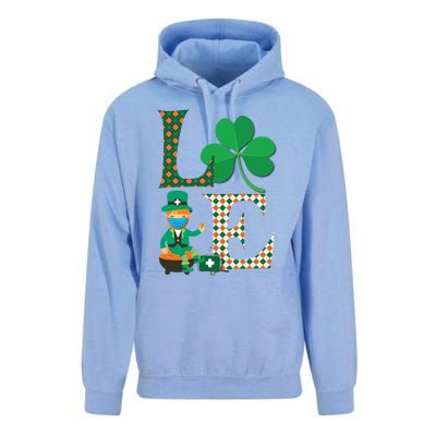 Lucky Nurse Irish St Day Patricks For Medical Healthcare Rn Gift Unisex Surf Hoodie