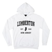 Lumberton New Jersey Nj Vintage Established Athletic Sports Design Hoodie