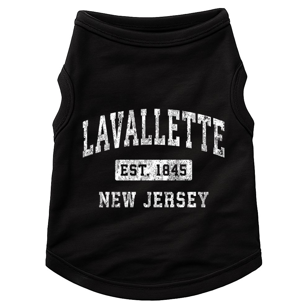 Lavallette New Jersey Nj Vintage Established Sports Doggie Tank