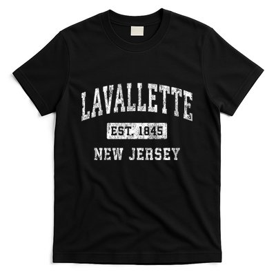 Lavallette New Jersey Nj Vintage Established Sports T-Shirt