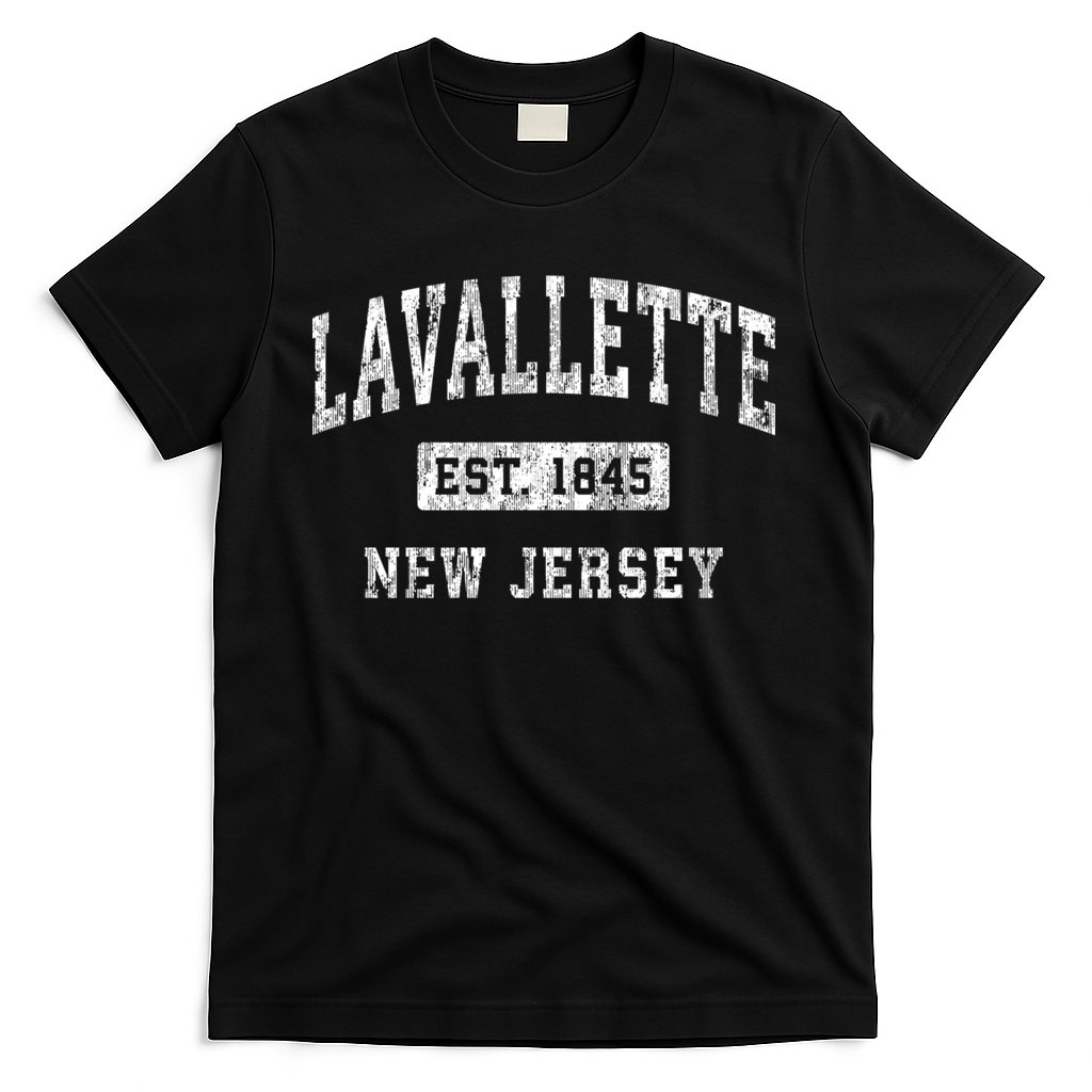 Lavallette New Jersey Nj Vintage Established Sports T-Shirt