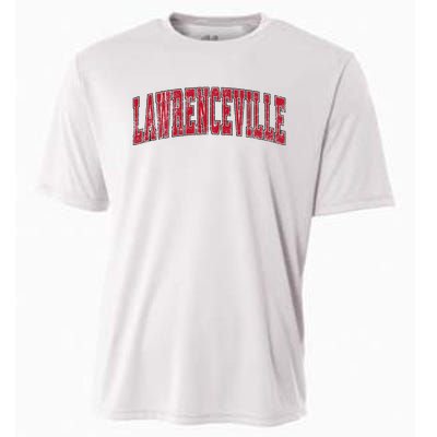 Lawrenceville New Jersey Nj Vintage Athletic Sports Cooling Performance Crew T-Shirt