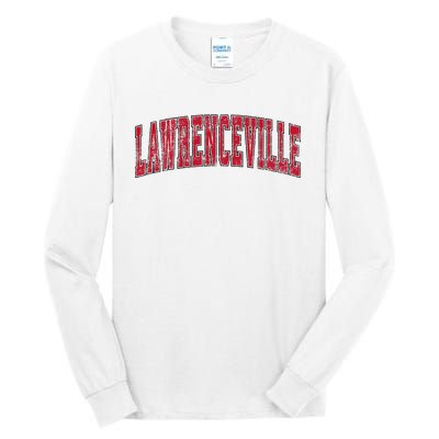 Lawrenceville New Jersey Nj Vintage Athletic Sports Tall Long Sleeve T-Shirt