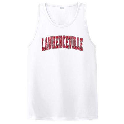 Lawrenceville New Jersey Nj Vintage Athletic Sports PosiCharge Competitor Tank