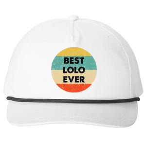 Lolo Name Snapback Five-Panel Rope Hat