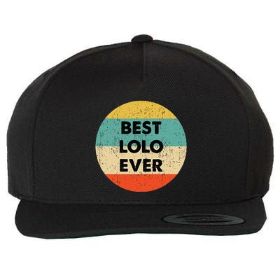 Lolo Name Wool Snapback Cap