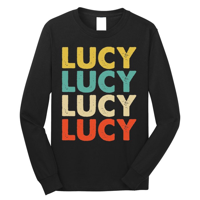 Lucy Name Long Sleeve Shirt