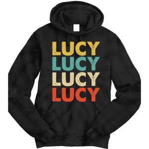 Lucy Name Tie Dye Hoodie