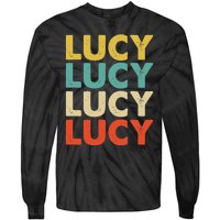 Lucy Name Tie-Dye Long Sleeve Shirt