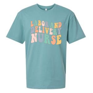 L&D Nurse Labor And Delivery Nursing Nurse Week Sueded Cloud Jersey T-Shirt