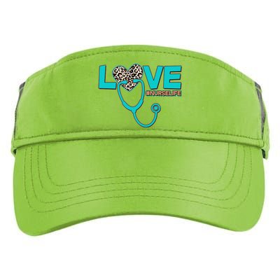 Love #Nurse Life Adult Drive Performance Visor