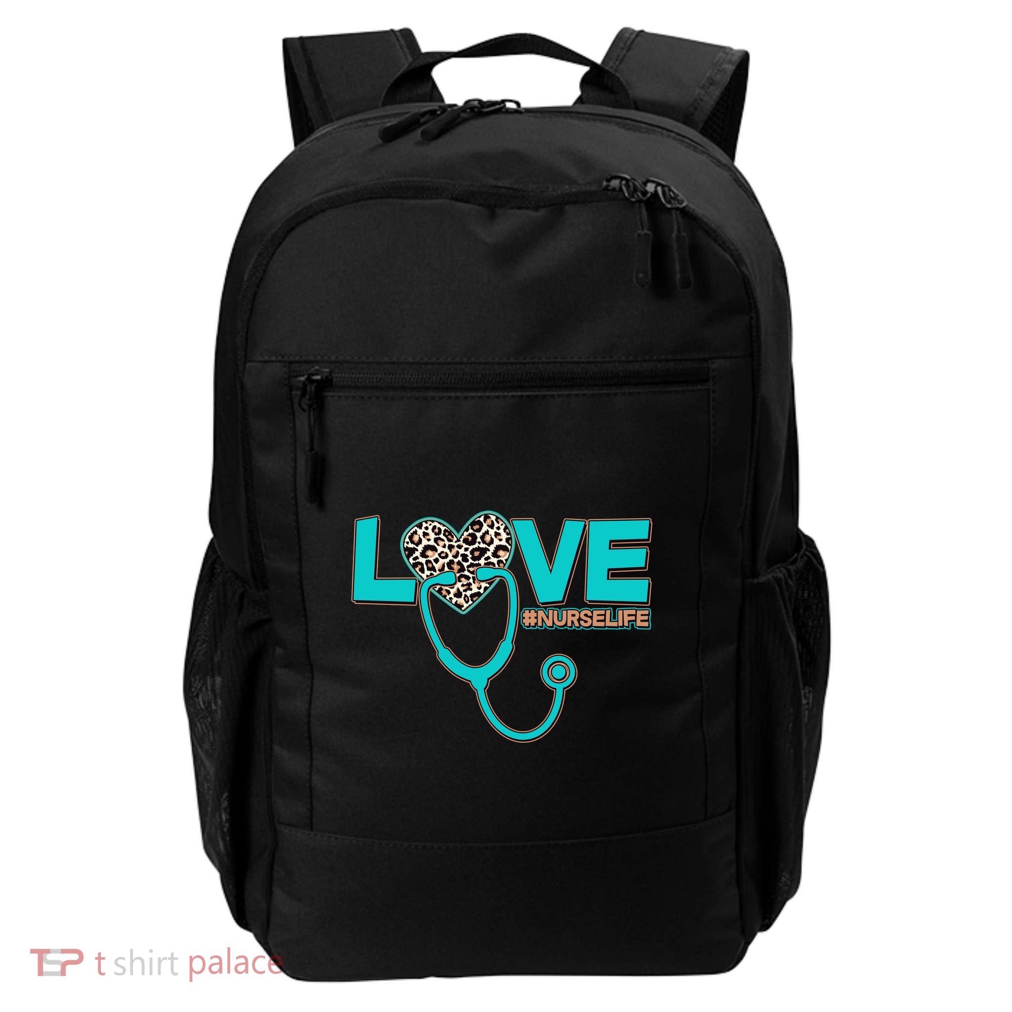Love #Nurse Life Daily Commute Backpack