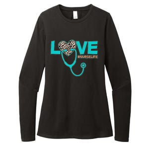 Love #Nurse Life Womens CVC Long Sleeve Shirt