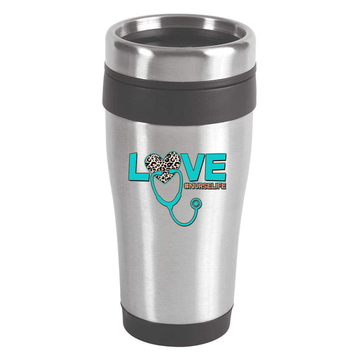 Love #Nurse Life 16oz Travel Tumbler