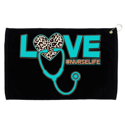 Love #Nurse Life Grommeted Golf Towel