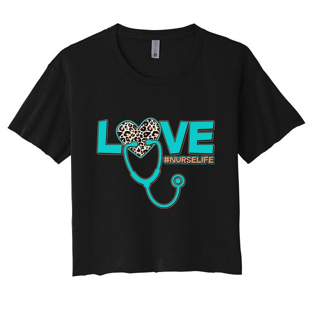 Love #Nurse Life Crop Top