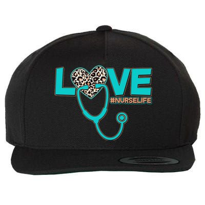 Love #Nurse Life Wool Snapback Cap