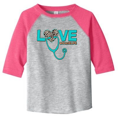 Love #Nurse Life Toddler Fine Jersey T-Shirt
