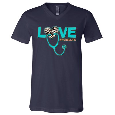 Love #Nurse Life V-Neck T-Shirt