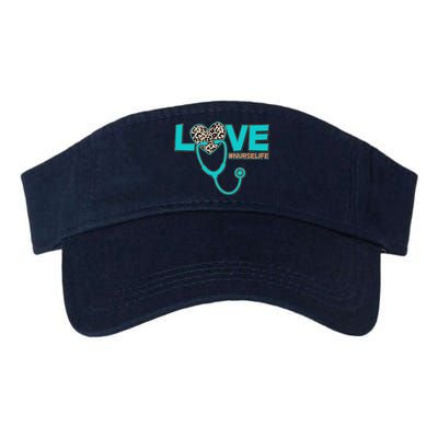 Love #Nurse Life Valucap Bio-Washed Visor