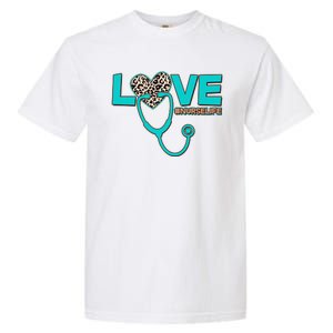 Love #Nurse Life Garment-Dyed Heavyweight T-Shirt